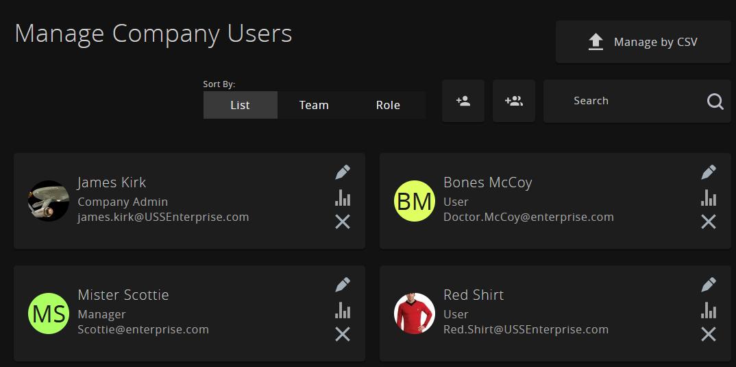 Company Teams & Users Setup and Structure